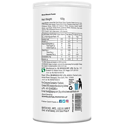 Catch Chat Masala Sprinkler 100g image 8