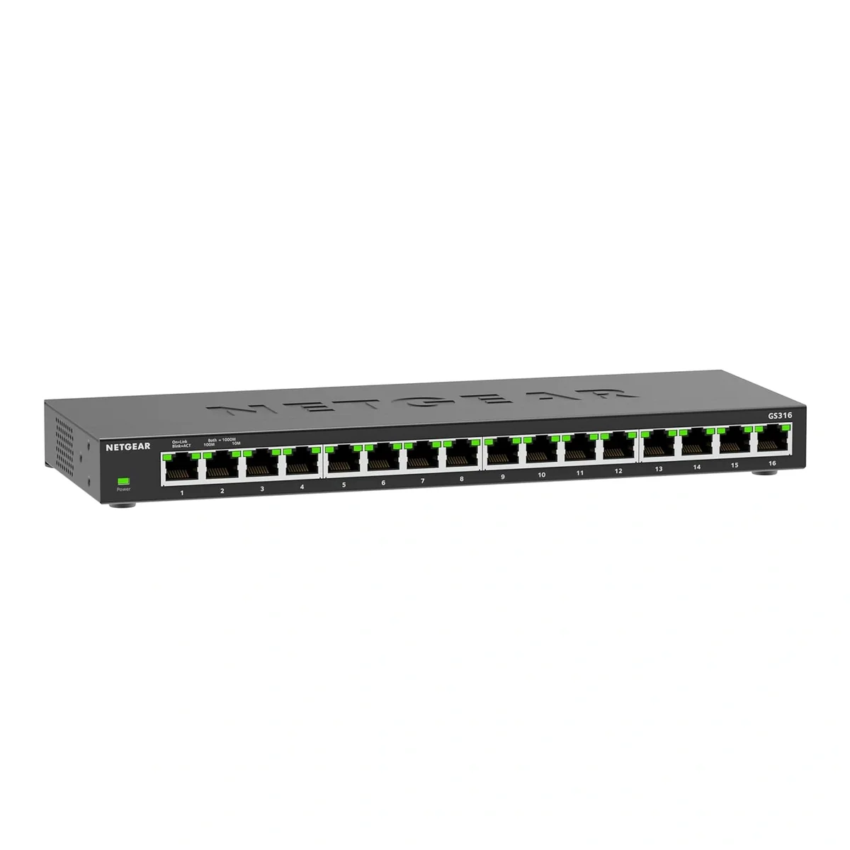 NETGEAR GS316 16-Port Gigabit Unmanaged Switch – High-Speed Plug-and-Play Network Switch