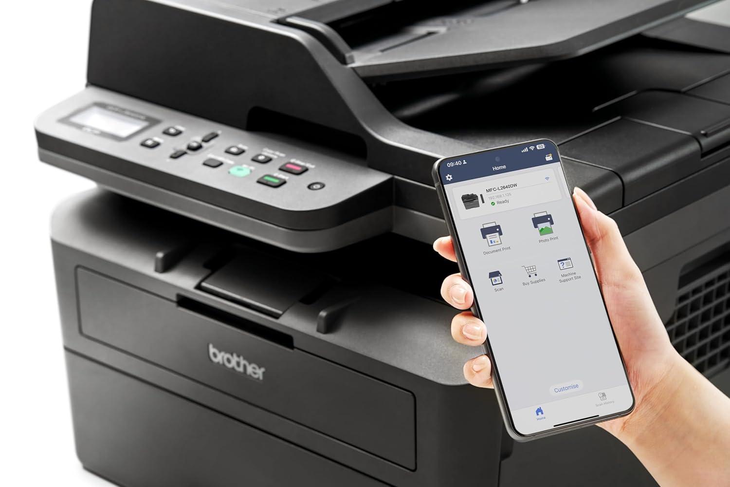 Brother DCP-L2640DW A4 Laser Multifunction Printer| 34 PPM | 256 MB | USB 2.0, Ethernet, Wireless or Wi-Fi | Print, Scan, Copy & ADF | Automatic Duplex | 1 Year Warranty thumbnail 6