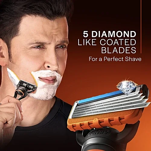 Gillette Fusion5 Men's Razor Blades, 4 Blade Refills image 2