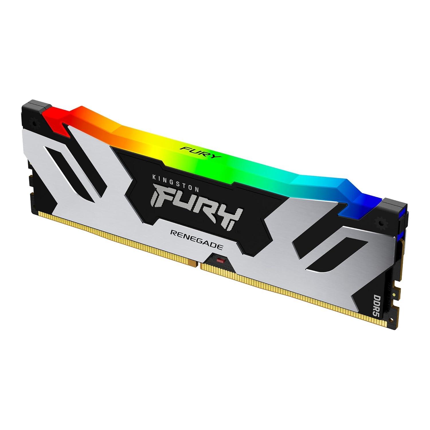 Kingston Fury Beast 32GB 6000MT/s DDR5 RAM, CL32 DIMM Desktop Memory, With Heatsink, KF560C32RSAK2-32, Black, 10 Year Warranty