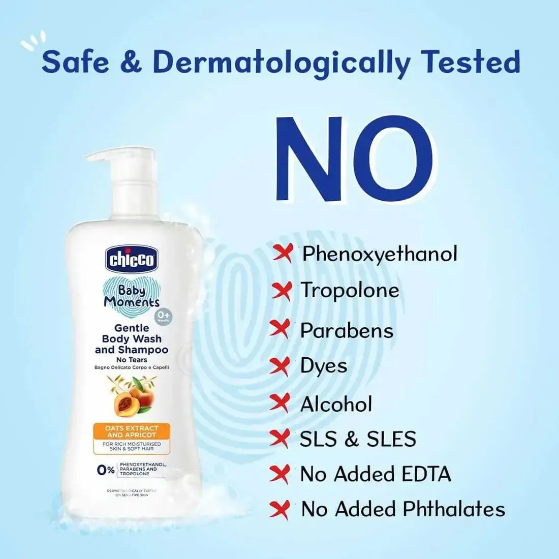 Chicco Baby Moments Gentle Body Wash And Shampoo, 500ml image 4