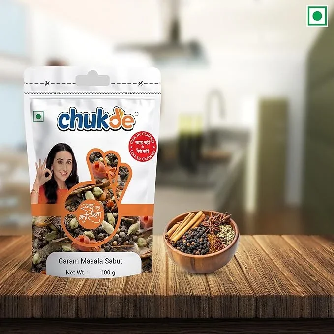  Chukde Garam Masala, Whole Spices Blend of 13 Spices, 100g image 5