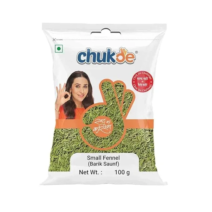 Chukde Barik Saunf - 100 Gm Lucknowi Fennel Seeds 