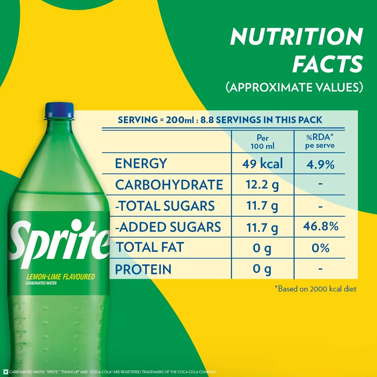 Sprite Lemon-Lime Flavoured, Bottle, 2L image 7