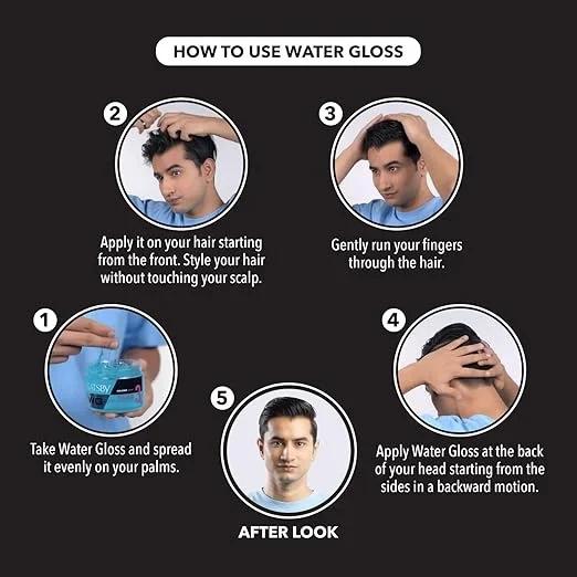 Gatsby Leather Water Gloss - Hard, Holding Level 3, 30gm image 2