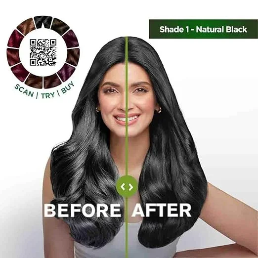 Garnier Color Naturals Crème hair color, Shade 1 Natural Black, 70ml + 60g image 5
