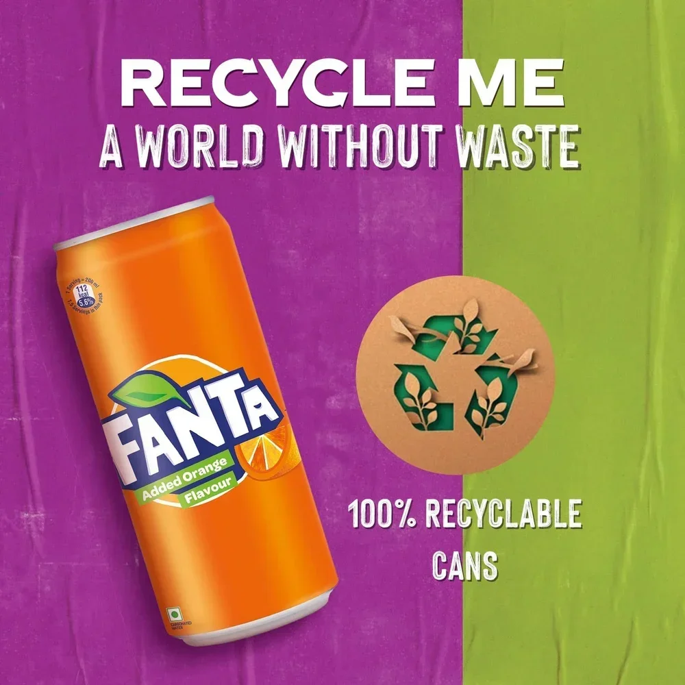 FANTA Orange Flavored Cold Drink | Soft Drink with Added Orange Flavour ,180ml image 3