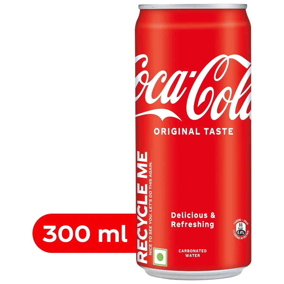 Coca-Cola Original Taste Soft Drink Can, 300 Ml image 8