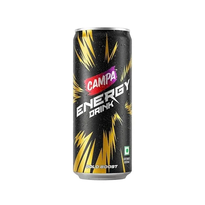Campa Cola Energy Gold Boost Soft Drink 330 ml | Energy Beverage