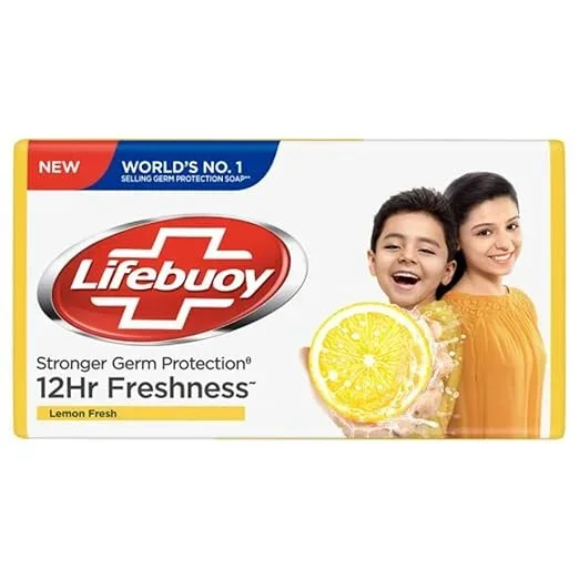 Lifebuoy Lemon Stronger Germ Protection Soap 100g (4+1 Free)