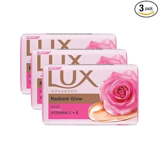 Lux Soft Glow Rose & Vitamin E Beauty Soap 3×150g | Mega Pack