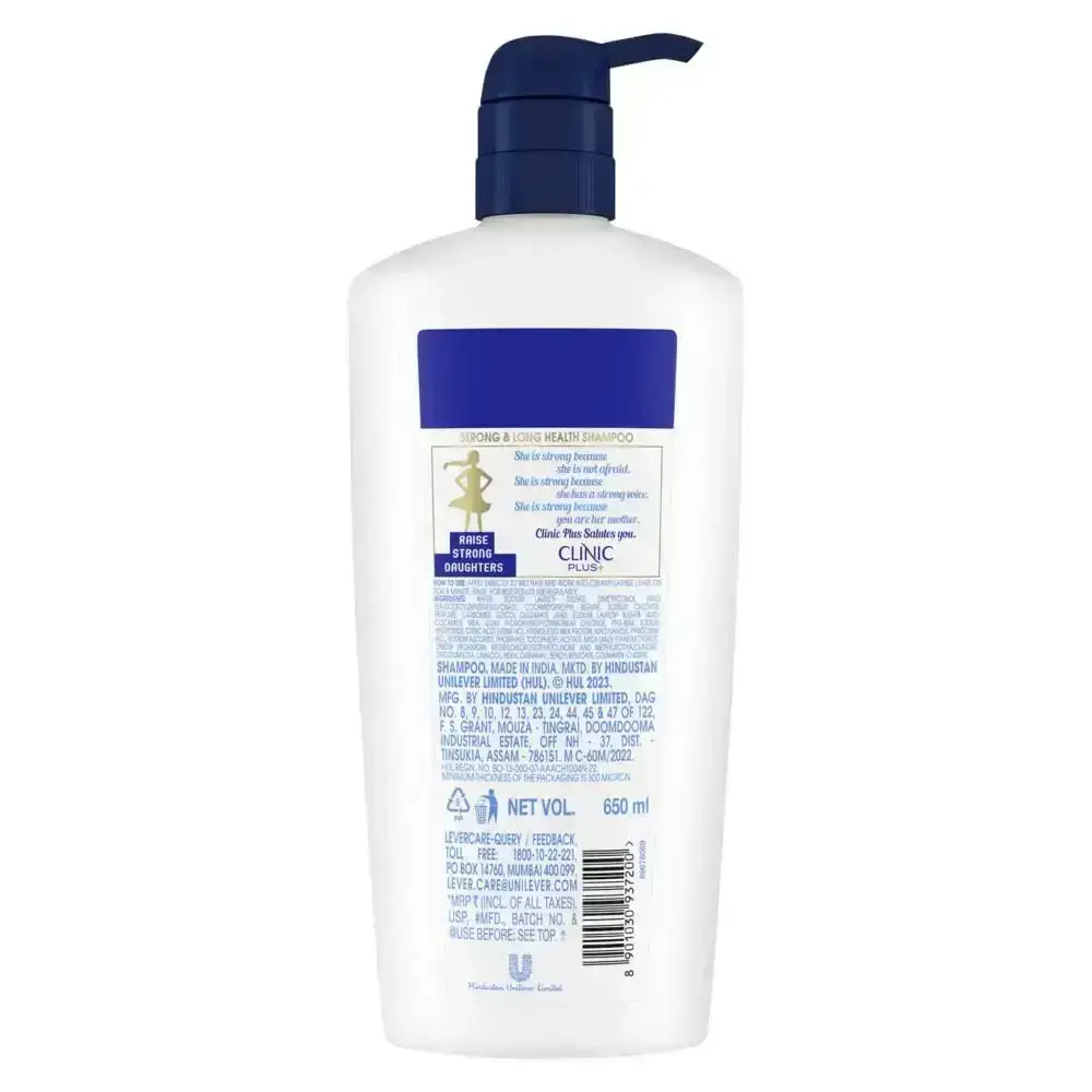 Clinic Plus+, Strong & Long Shampoo, 650 ml image 2