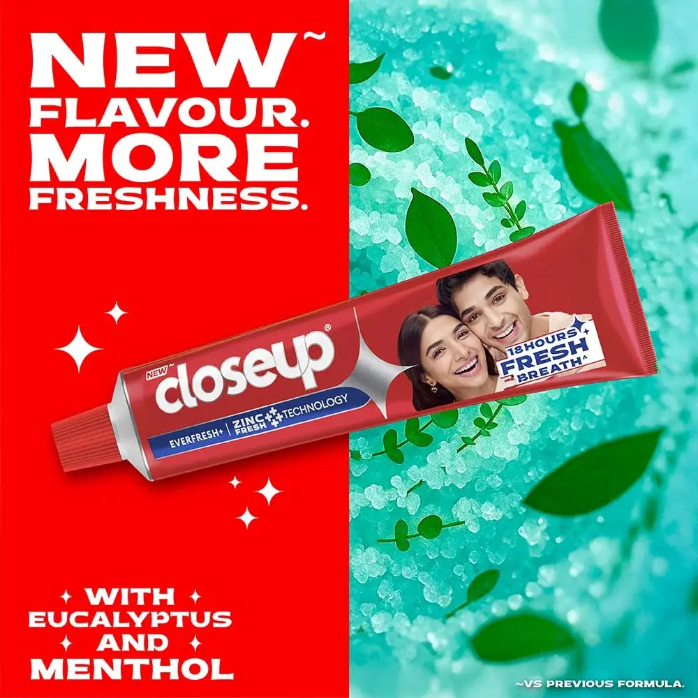 Closeup Toothpaste | 18 Hours Of Fresh Breath & White Teeth - 150g image 9
