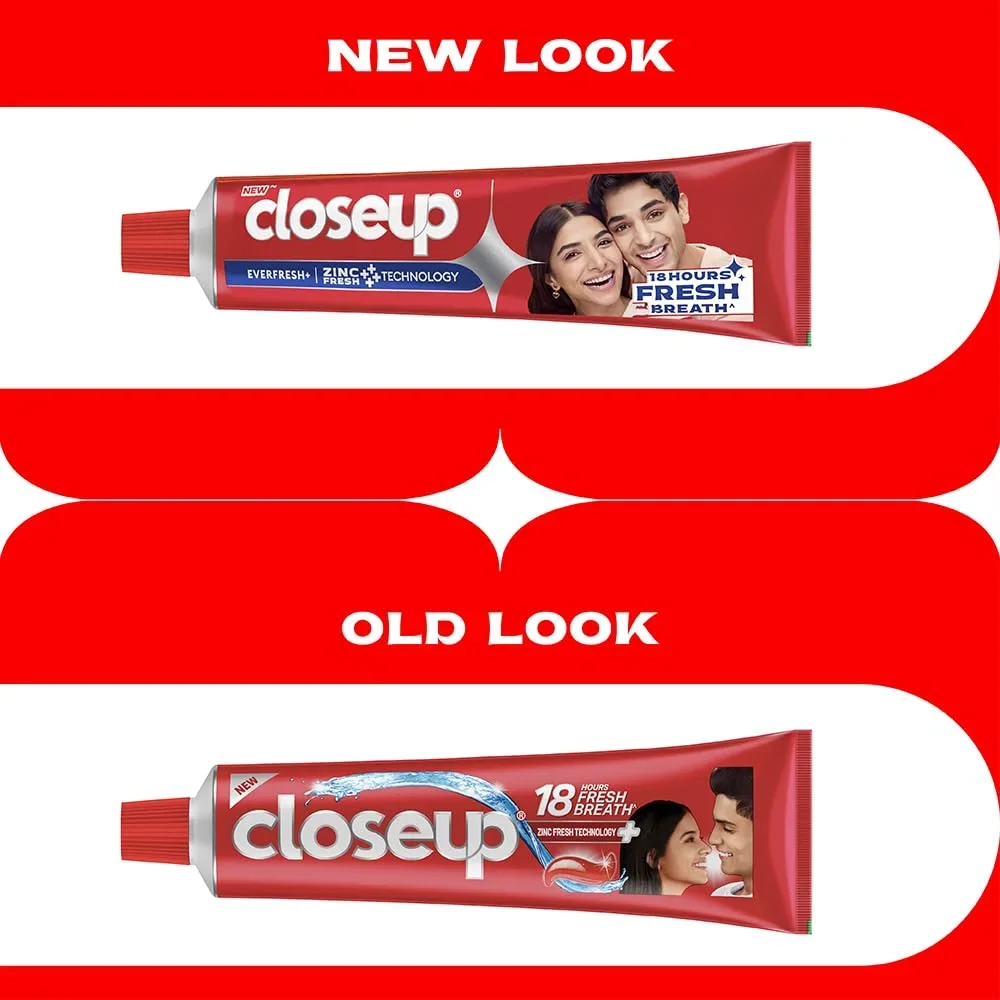 Closeup Toothpaste | 18 Hours Of Fresh Breath & White Teeth - 150g image 4