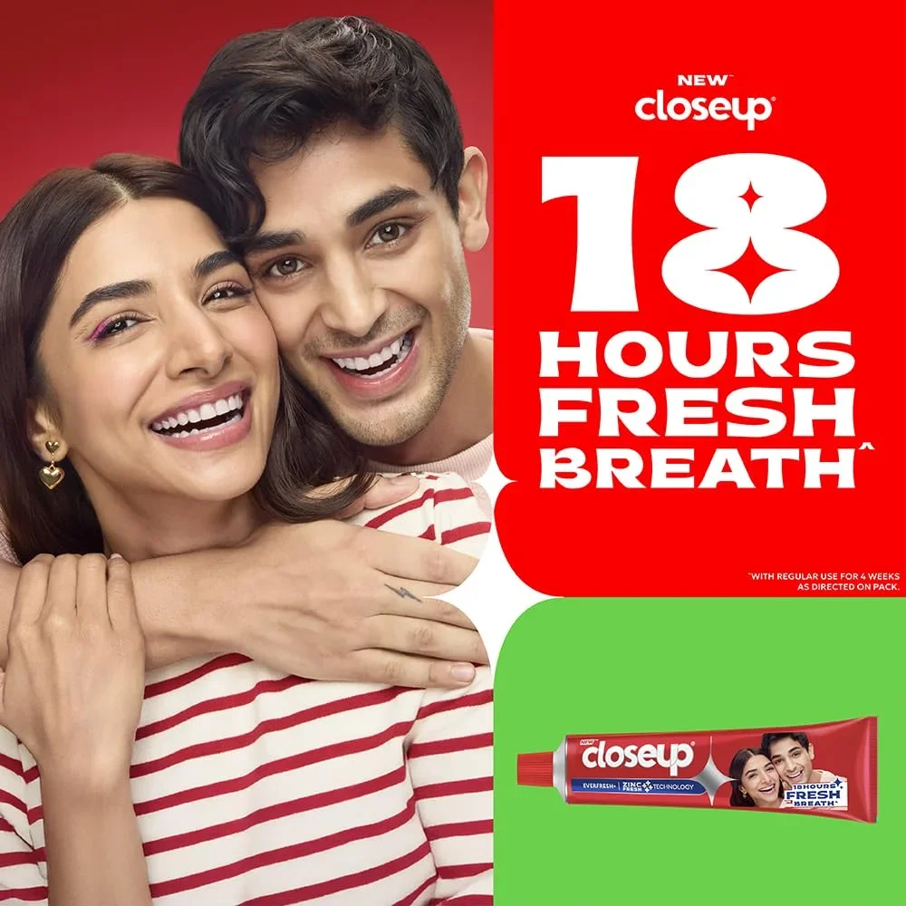 Closeup Toothpaste | 18 Hours Of Fresh Breath & White Teeth - 150g image 10