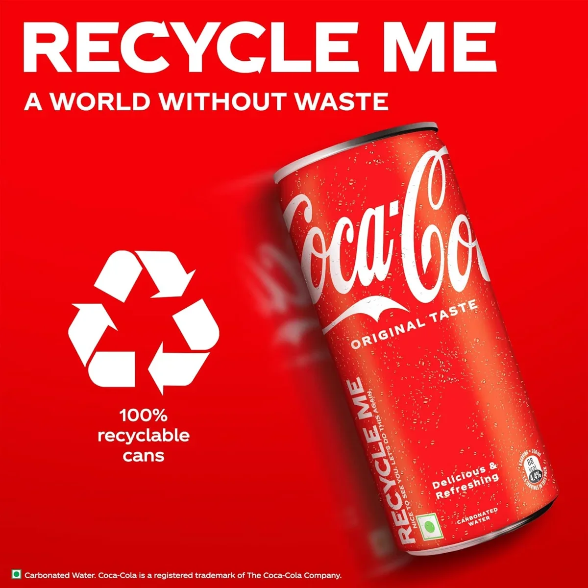 Coca-Cola Original Taste Soft Drink Can, 300 Ml image 5