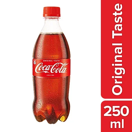  Coca-Cola Original Taste Soft Drink Pet Bottle, 250 Ml 