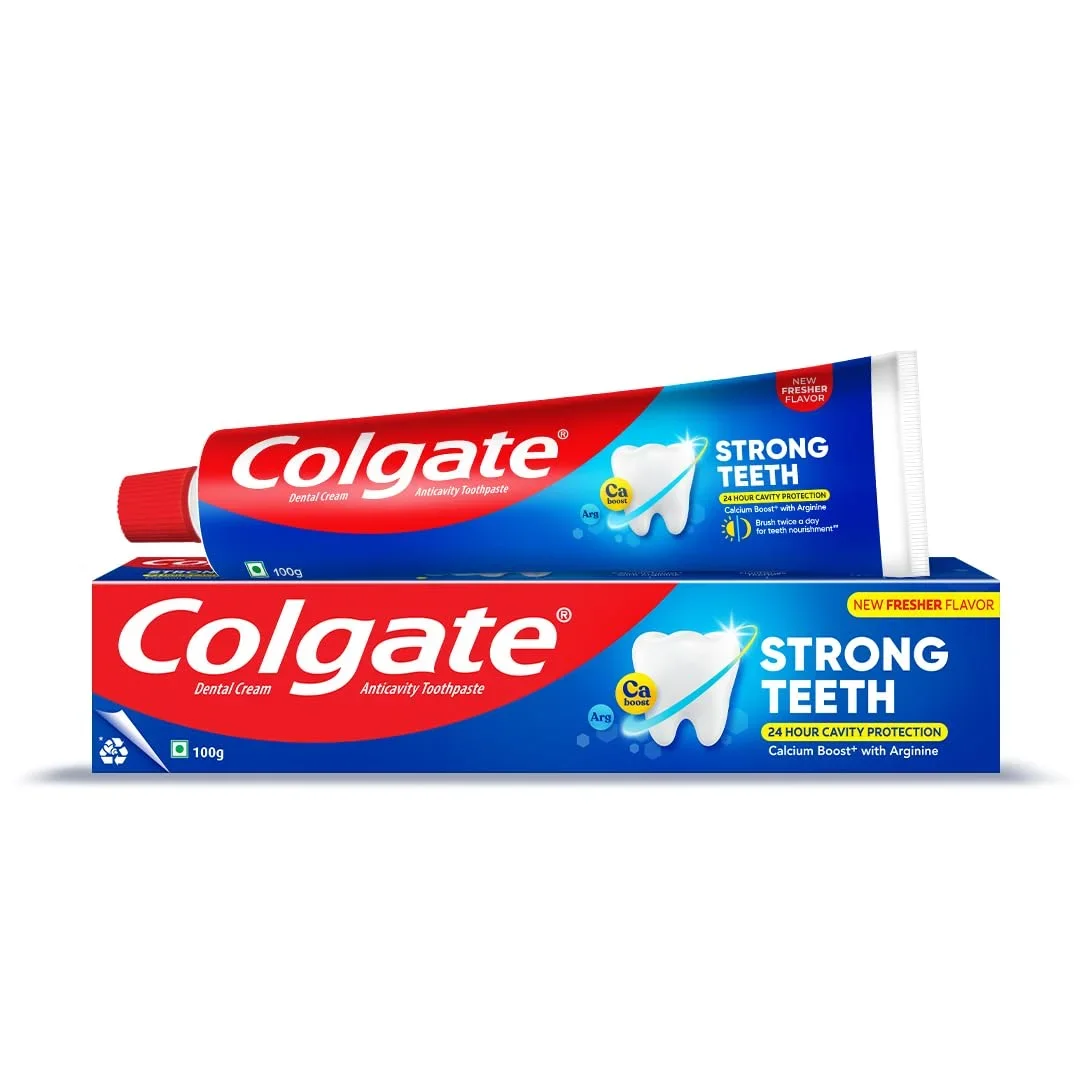 100g Colgate Strong Teeth Toothpaste – Trusted India’s No.1 Oral Care Brand