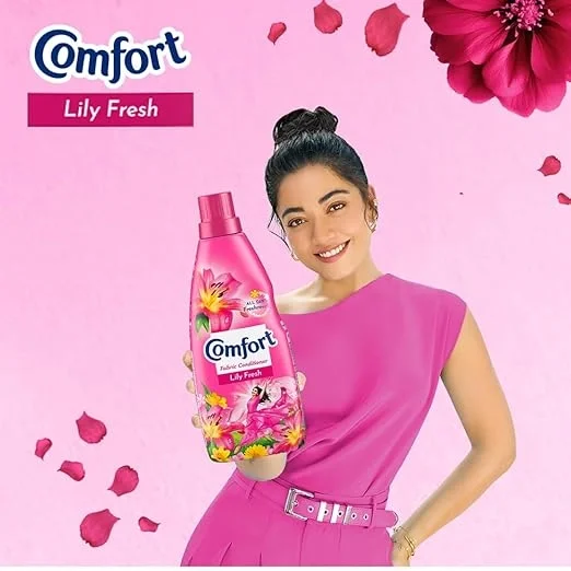 Comfort Lily Fresh Fabric Conditioner 860 ml Bottle image 5