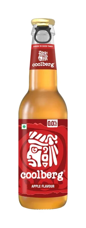  Coolberg Apple Non Alcoholic Beer 330 Ml Glass Bottle image 2