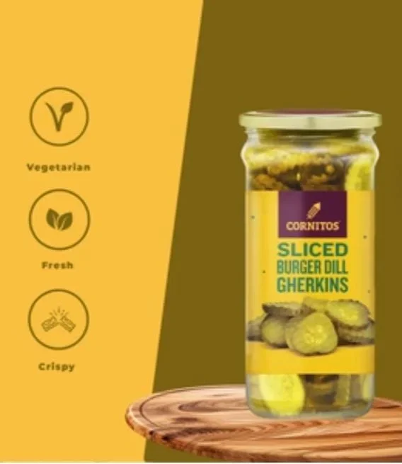  Cornitos Burger Dill Gherkins, 190g