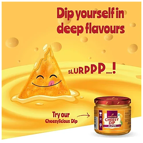 Cornitos Cheesy Jalapeno Dip 100 g | Creamy Cheese with Spicy Jalapeno Flavor image 3