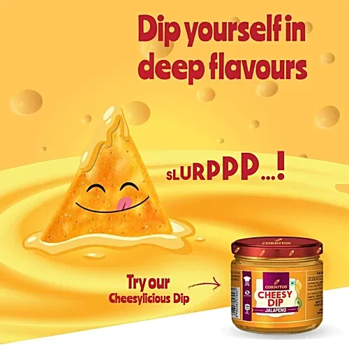 Cornitos Cheesy Jalapeno Dip 100 g | Creamy Cheese with Spicy Jalapeno Flavor image 6