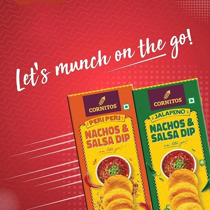  Cornitos Peri Peri Nachos and Salsa Dip Tray 79 g image 3