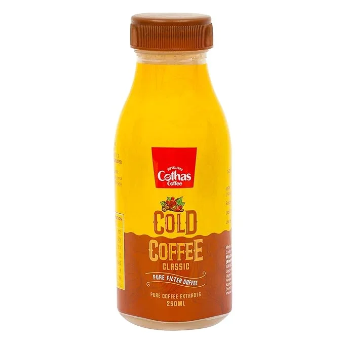 Cothas Classic Cold Coffee, Pure Filter Coffee, 250ml