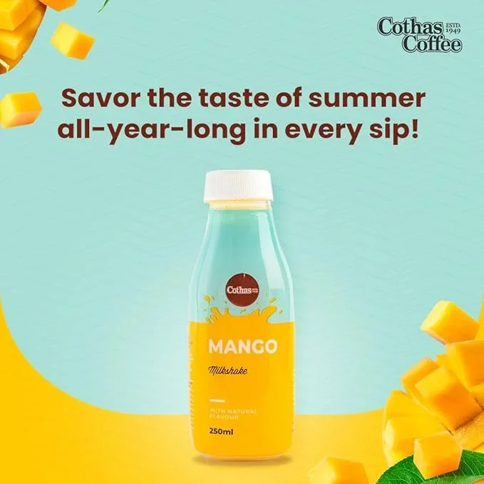 Cothas Mango Milkshake 250 ml image 2