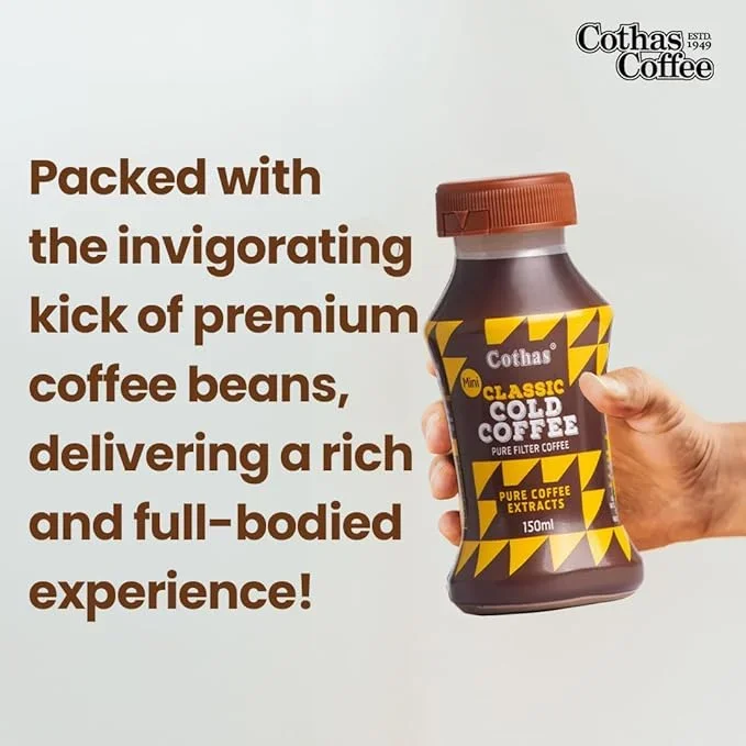 Cothas Classic Cold Coffee 150 ml | Made with Real Milk image 5
