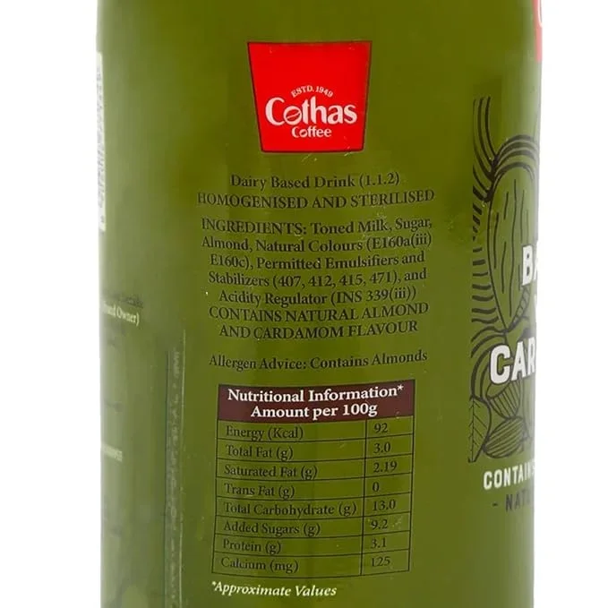 Cothas Badam With Cardamom Milkshake 250 Ml image 3