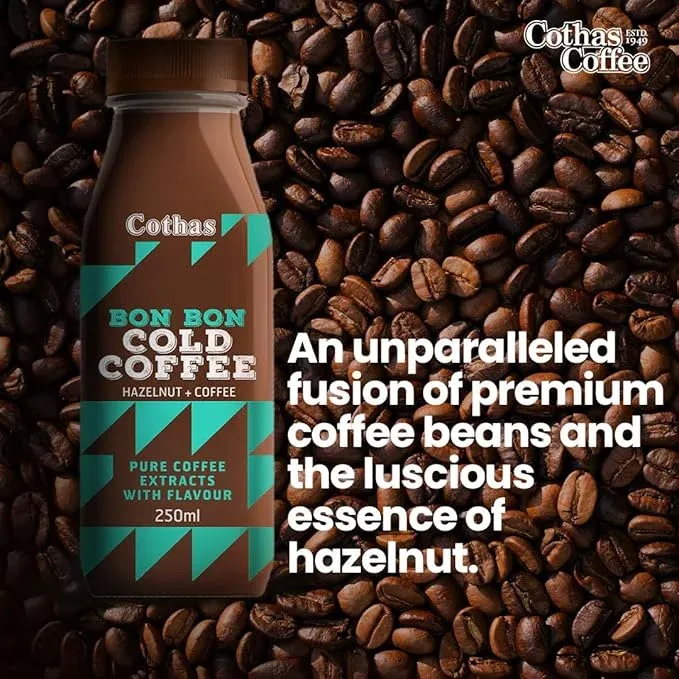 Cothas Bon Bon Cold Coffee Hazelnut + Coffee 250ml image 3