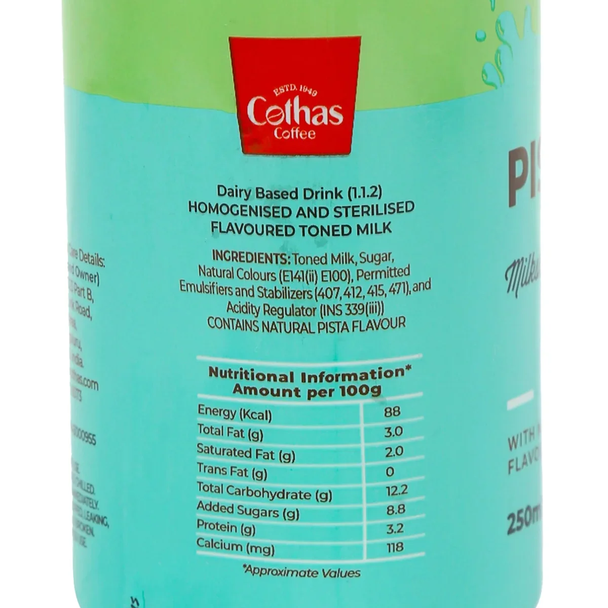 Cothas Pista Milkshake 150 ml | Ready to Drink image 4