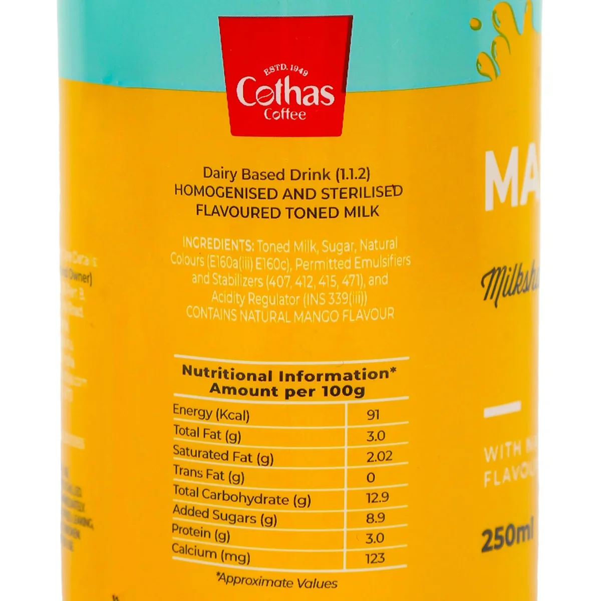 Cothas Mango Milkshake 150 ml | Ready to Drink image 2