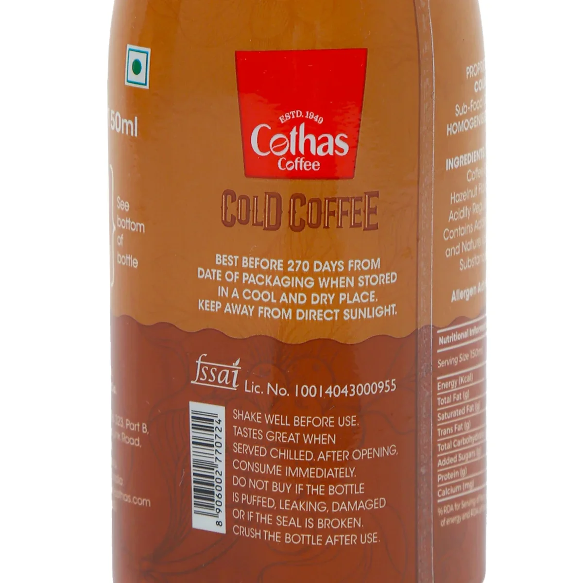 Cothas Bon Bon Hazelnut Cold Coffee Filter 150ml image 5