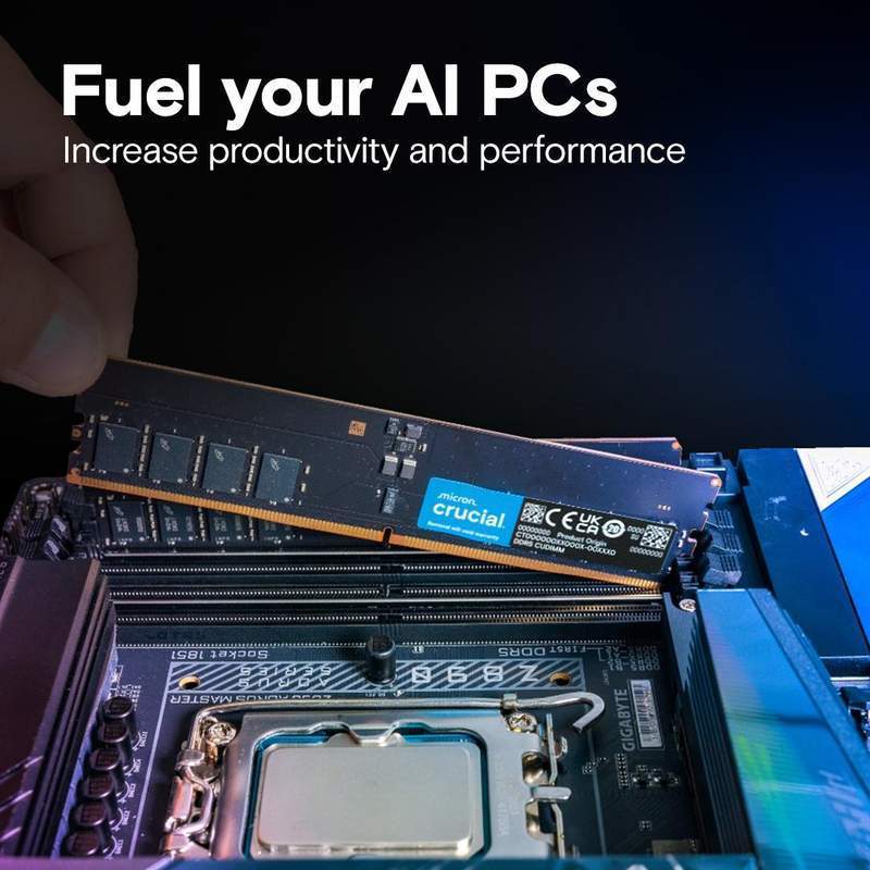 Crucial 128GB Kit (64GBx2) DDR5-6400 CUDIMM Desktop RAM / Memory, CT2K64G64C52CU5, 10 Year Warranty image 3