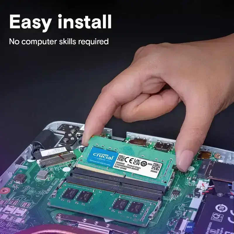 Crucial RAM 32GB DDR4 3200MHz RAM / Laptop Memory CT32G4SFD832A, 10 Year warranty image 2