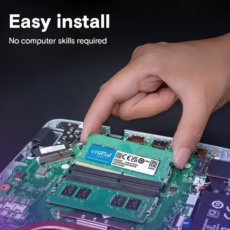 Crucial 32GB Kit (2x16GB) DDR4 RAM 3200MHz Laptop Memory, CT2K16G4SFRA32A, 10 Year Warranty image 4