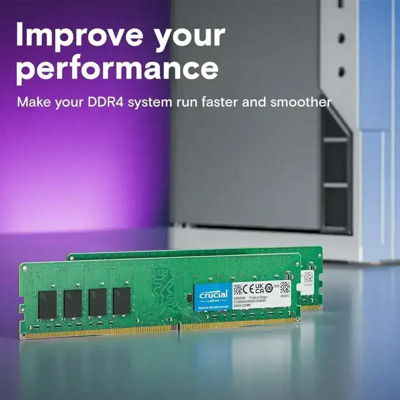 Crucial RAM 8GB DDR4 3200MHz Desktop Memory CT8G4DFRA32A, 10 Year warranty image 3