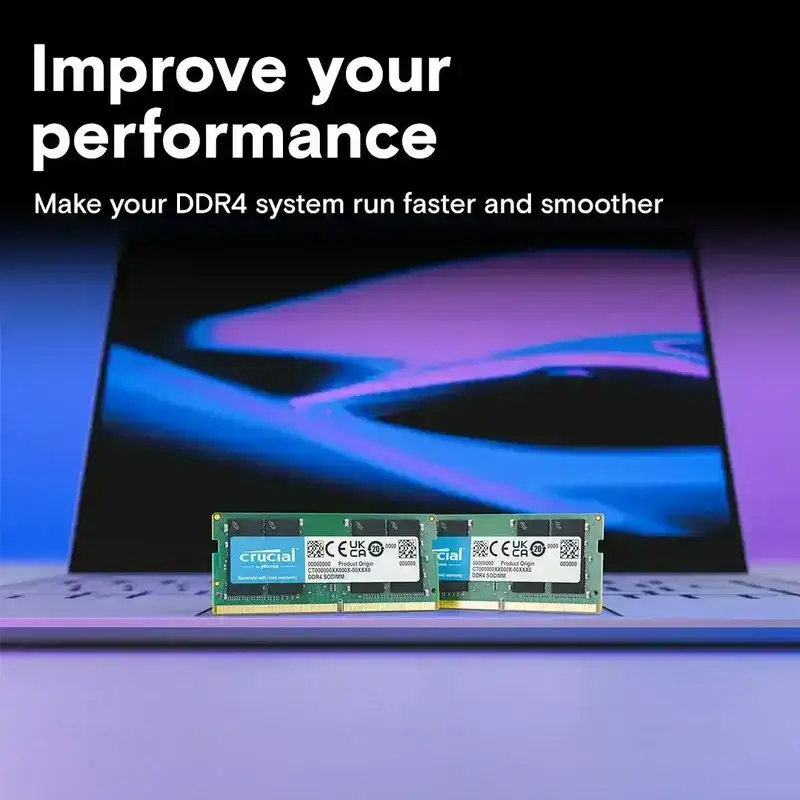 Crucial 8GB DDR4 RAM 3200MHz Laptop Memory, CT8G4SFS832A, 10 Year Warranty image 3