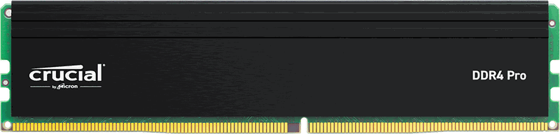 Crucial Pro 16GB DDR4 3200MHz desktop RAM (CP16G4DFRA32A) for enhanced computer performance. Backed by a 10-year warranty.