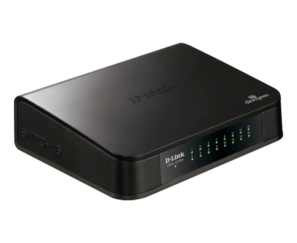 D-Link DES-1016A 16 Port 10/100 MBPS Switch, Black image 2