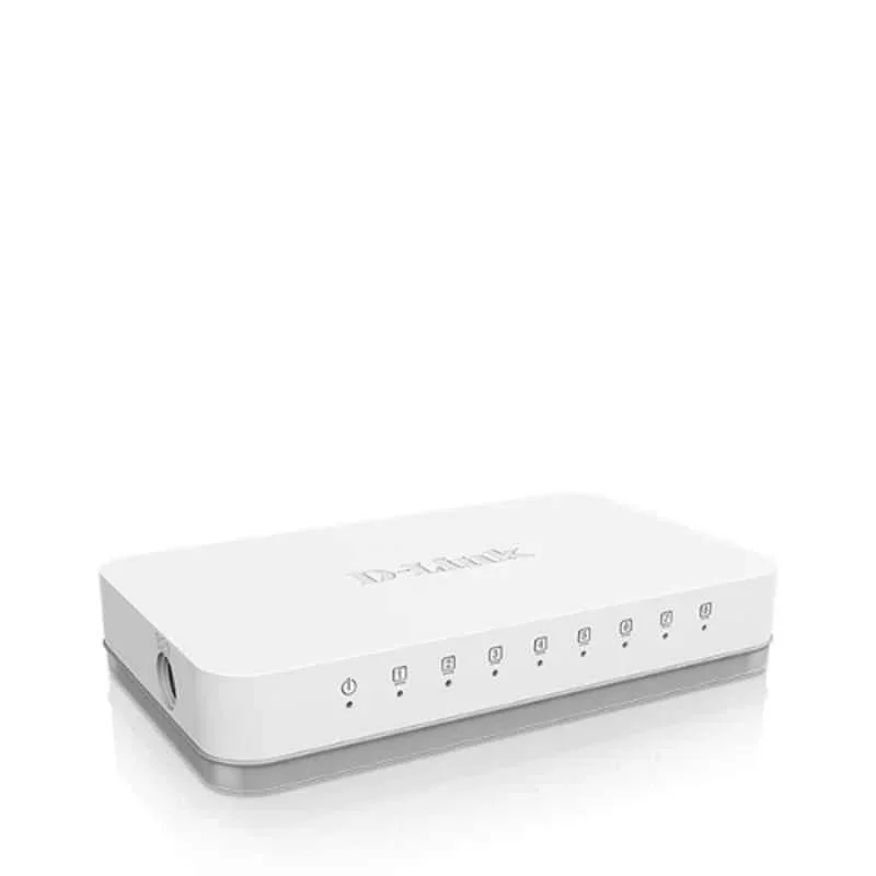 D-Link DGS-1008A 8-Port Gigabit Easy Desktop Switch (White) image 2