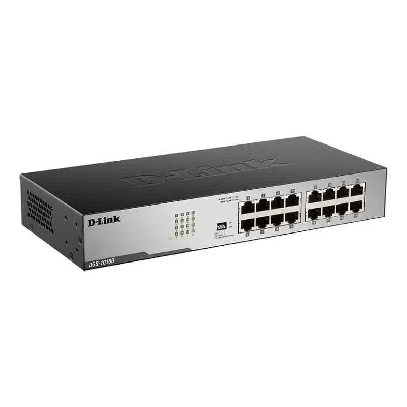 D-Link DGS-1016D 16-Port Copper Gigabit Unmanaged Network Switch – High-Speed Ethernet for Home & Office image 3