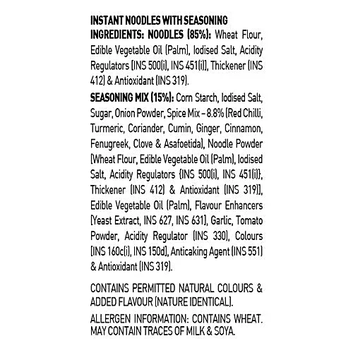 Nissin Top Ramen Saucy Flat Instant Noodles - Curry, 70gm Pouch image 4