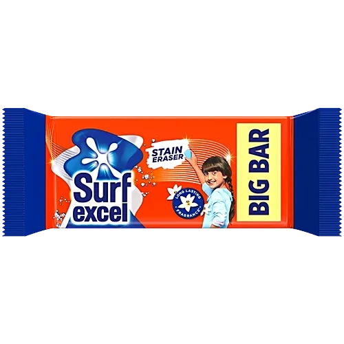  Surf Excel Detergent Bar|| Laundry Detergent Bar For Clothes|| Removes Tough Stains|| 250GM