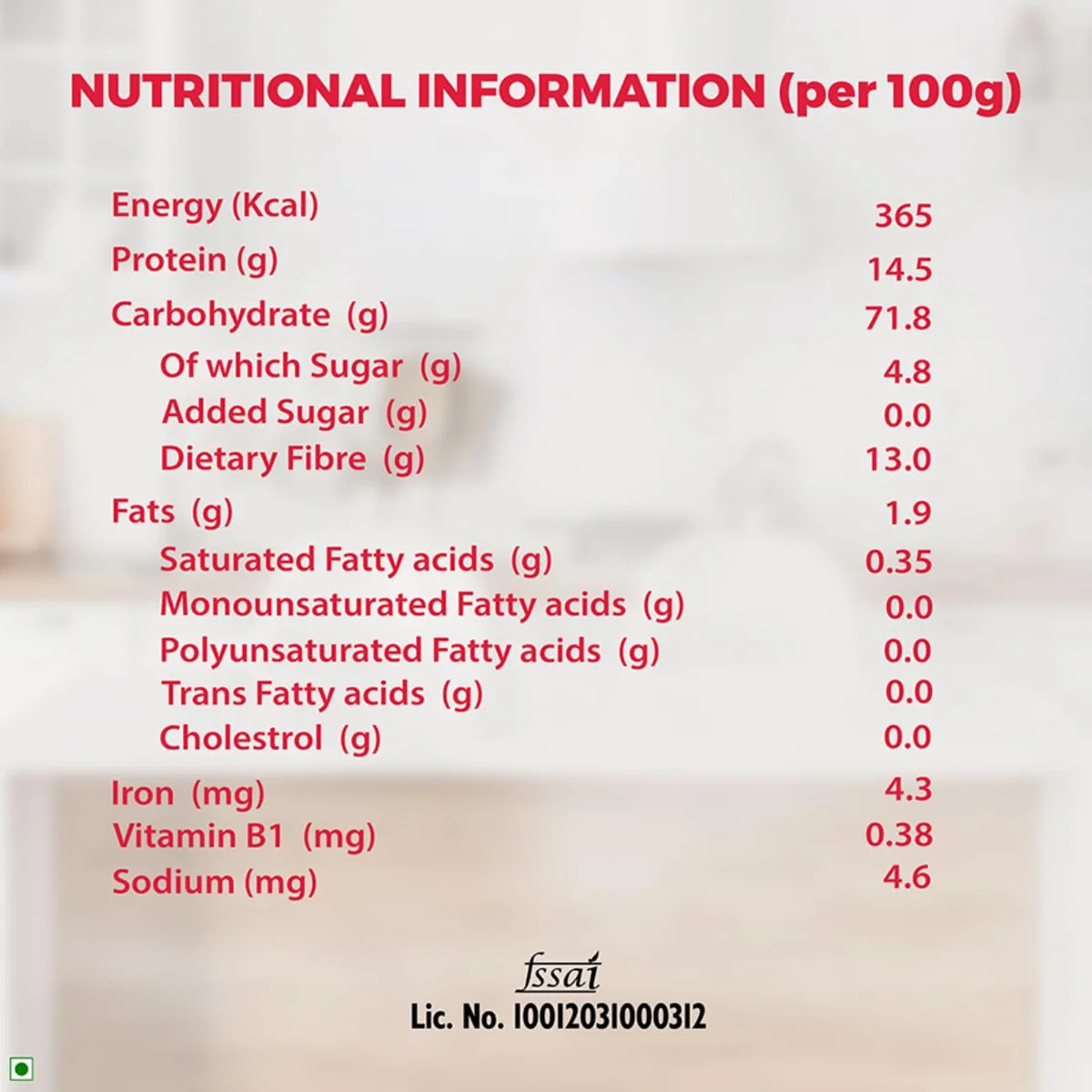 Aashirvaad Atta with Multigrains, 5kg pack, The High Fibre Atta, 0% maida image 2