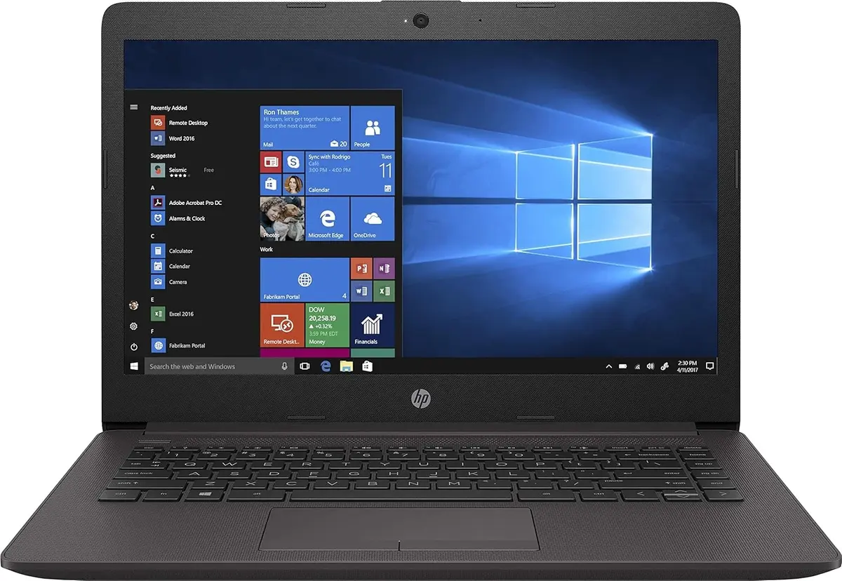 Refurbished HP 240 G7 Notebook, Intel Core i3 7th Gen, 8GB, 256GB SSD, 14"inch Non-Touch, Original Factory Loaded Windows 10 Pro, 3 Year hp Warranty